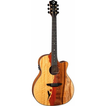 Luna Guitars VISTA EAGLE Vista Eagle Tropical Wood Koa Back w/ Case
