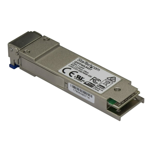 StarTech.com MSA Uncoded Compatible QSFP+ Module, 40GBASE-LR4, 40GbE Single Mode SMF Fiber Optic Transceiver, 40GE Gigabit Ethernet QSFP+, LC Connector 10km, 1270nm to 1330nm, DDM, 40Gbps QSFP+ Transceiver Module 40Gbps - Lifetime Warranty (QSFP40LR4ST) - Qsf