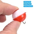 thumbnail image 4 of Uxcell 0.75" Fishing Bobbers 16 Pack Plastic Push Button Round Fishing Float, 4 of 7