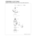 thumbnail image 3 of Kingston Brass CD53302VA 5/8-Inch O.D. Comp x 3/8-Inch O.D. Comp Anti-Seize Deluxe Quarter-Turn Ceramic Hardisc Cartridge Angle Stop in Polished Brass, 3 of 5