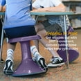 thumbnail image 4 of ECR4Kids ACE Active Core Engagement Wobble Stool, 15in Seat Height, Flexible Seating, Eggplant, 4 of 10