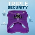 thumbnail image 7 of Voyager Step-in Air Dog Harness - All Weather Mesh Step in Vest Harness for Small and Medium Dogs and Cats by Best Pet Supplies - Harness (Purple), M (Chest: 16-18"), 7 of 7