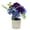 Purple Blue, variant on Visland Artificial Flower, Artificial Flower Plant Bonsai, Artificial Flower with Pot