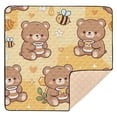thumbnail image 7 of Wobogo Honey Bear Baby Playmats Extra Large Waterproof Rollable Activity Non Slip Pads for Toddlers 50×50in, 7 of 7