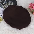 thumbnail image 4 of KAKOWELY 1 gorro de chef ajustable para niños, ideal para fiestas de repostería y cocina (marrón)., 4 of 4