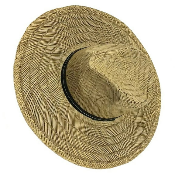 Casual Straw Hat Unisex Artisanal Woven Hat Outdoor Activity Hat Fashionable Hat for Leisure and Holiday Use