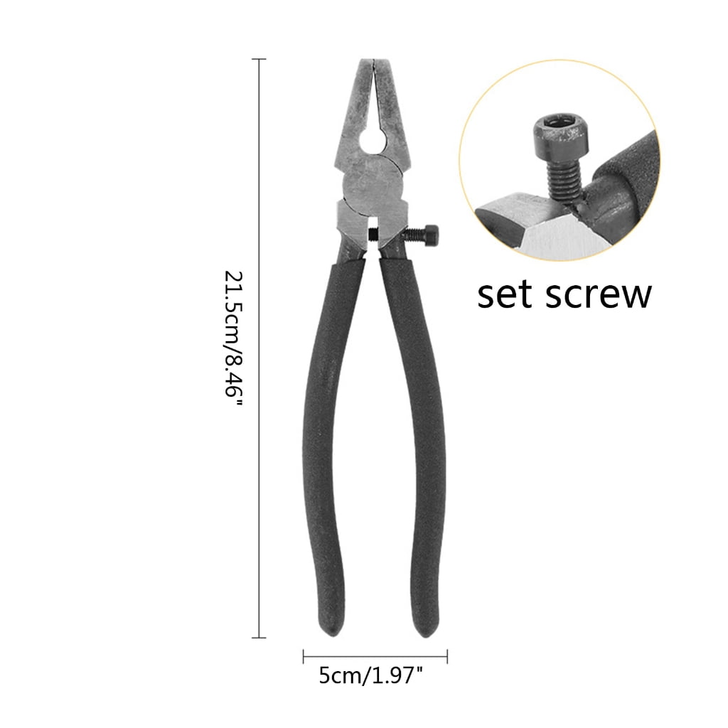Tizuqe Flat Nose Draw Tong Jewelry Pliers Wire Drawing Pliers with Adjustment Function
