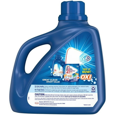 4-in-1 Liquid Laundry Detergent, Mountain Breeze, 150 oz