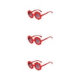 thumbnail image 3 of Minnieouse Gafas para niños Gafas de girasol Adorable Protección Accesorios de ropa clásicos Unisex facial Rojo Gris Type1 NO1, 3 of 6