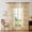 Gold, variant on Sunyuer Embroidered Premium Soft Decorative Sheer Voile Light Filtering Grommet Window Treatment Curtain Drapery Panels Bedroom & Living Room - Set of 2 Panels
