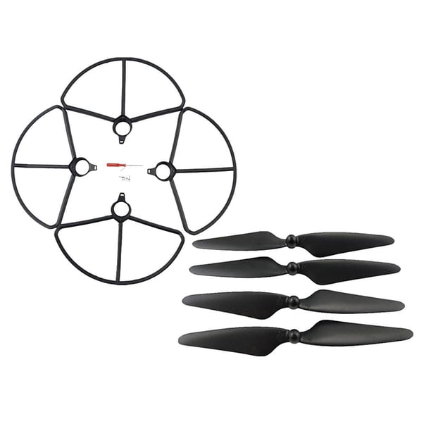Hélices HS700 de Holy Stone Cubierta Protectora + Hélice para HS700 RC de Cuatro Ejes Sin Escobillas Magideal Hélices HS700 de Holy Stone
