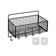 thumbnail image 4 of Wire Hanging Basket Hanging Wall Organizer for Kitchen Bathroom Craft Room with hook, 4 of 9