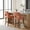 Orange, variant on Set of 2 Modern Upholstered Counter Height Bar Stools with Wing-Back Design and Solid Wood