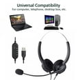 thumbnail image 2 of Auriculares USB Auriculares con Cancelación de Ruido con Controles en Línea de Micrófono Sunnimix Auriculares de juego con cable, 2 of 8