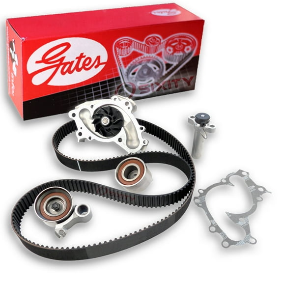 Gates PowerGrip Timing Belt Kit w Water Pump compatible with Toyota Sienna 3.0L V6 1998-2003
