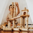 thumbnail image 1 of Juego de construcción de bambú con casas Qtoys 929, 1 of 1