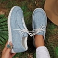 thumbnail image 5 of EKVAHL Women's Diabetic Nurse Shoes Stretch Woven Upper Sneakers Slip On Versatile Work Tennis Shoes Blue, 5 of 5