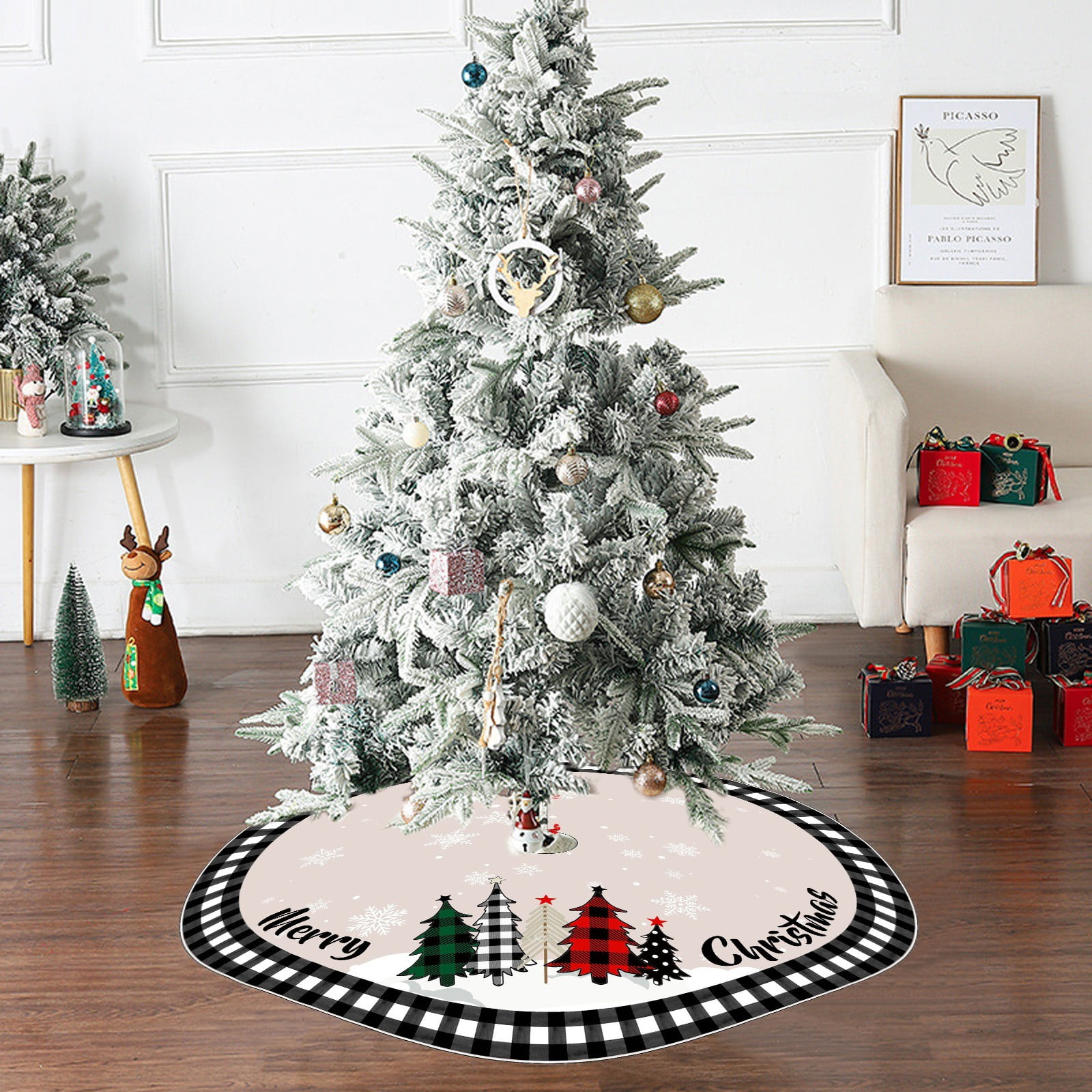 Christmas Tree Cluster Decoration Festive Series 120cm Large Size