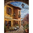 thumbnail image 3 of Surridge, Malcolm 15x18 Black Modern Framed Museum Art Print Titled - Courtyard Cafe, 3 of 5