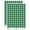 Dark Green, variant on Tape Measure Construction Icon 200+ Round Stickers - Black - Gloss Finish - 0.50" Size