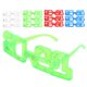 thumbnail image 1 of Gafas luminosas para fiesta, Bar, festivales, suministros de utilería, gafas 2021, 12 Uds., 2021, 1 of 14