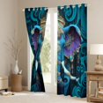 thumbnail image 3 of Feelyou Tribal Western Elephant Black Out Curtains, Hippie Bohemian Animal Curtains Pack of 2 (42x63 Each), Teens Kids Boys Girls Bedroom Curtains, Blackout Curtains Bedroom Decor, 3 of 6