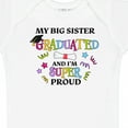 thumbnail image 4 of Inktastic My Big Sister Graduated and I'm Super Proud Boys or Girls Baby Bodysuit, 4 of 5