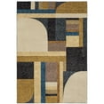 thumbnail image 4 of Oriental Weavers Strada Area Rug - STR01 - 10' x 13'2" - in Gold/ Blue - Modern Style, Stain Resistant, Family and Pet Friendly , Family, Dining, Living Room Rug, 4 of 8