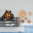 thumbnail image 2 of Adorno Decorativo Independiente De Tejido Acrílico Y Ratán Para Mesa, Pared, Dormitorio, Fiesta, Hogar, Estantería, Festival, Pasillo, Porche, Cafetería, Salón De Té., 2 of 8