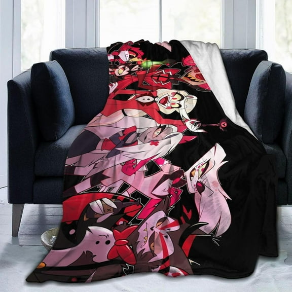 Hazbin Hotel Style-38 Ultra-Soft Micro Warm Fuzzy Fleece Blanket Throw Gift Decoration For Home Car Camp Office 60"x50"