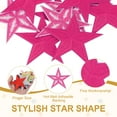 thumbnail image 3 of Uxcell Star Iron-on Patches, 10 Pcs Sew on Star Embroidered Patches Appliques Embellishments for Clothing Jackets Hat Backpack Repairing Decorations, Rose Red, 3" x 2.8", 3 of 6
