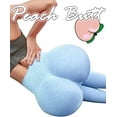 thumbnail image 3 of CROSS1946 Leggings de cintura alta para mujer, pantalones de Yoga sin costuras, mallas de entrenamiento con contorno de sonrisa, mallas de gimnasio con Control de barriga, mallas de Fitness fruncidas, 3 of 5