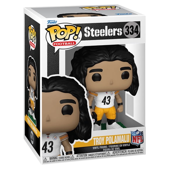 Figura Coleccionable Funko Pop NFL Legends Troy Polamalu Steelers 1 Pieza