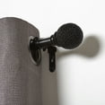 thumbnail image 3 of hometrends Rope Ball 1" Black Drapery Rod Set, 3 of 3