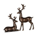 thumbnail image 4 of Figuras de reno y alce para escritorio Bronce, 4 of 9