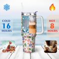 thumbnail image 4 of 40oz Tumbler with Handle and Straw Lid | Vacuum Insulated Leak Proof Tumbler | Stainless Steel Travel Mug Water Bottle Cup Keeps Cold & Hot, 4 of 7