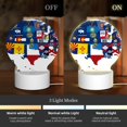 thumbnail image 3 of Daiia The Map Of United States Pattern Acrylic Night Light, LED Touch Light, Bedroom Night Light, Soft Glowing Lamp Perfect Gift for Mother's Day, Birthday, or Christmas, 3 of 9