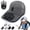 Deep Gray, variant on Solar Rechargeable Peak Cap, USB & Solar Powered Fan Hat, 3-Speed Adjustable Hiking Fishing Baseball Cap