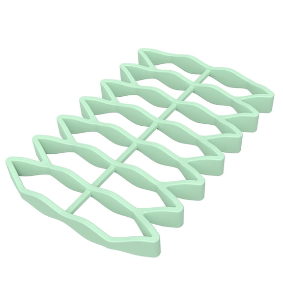 Silicone Cooker Rack for Pot, Roasting Rack for Baking Cooking Steaming, Crock Pot Air Fryer Pressure Cooker Rack, Slow Cooker Silicone Stand Grill Stand, 1 Pcs, 9.04x6.09x0.79"