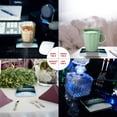 thumbnail image 2 of FMSHPON Hockey Photo of a Sports Arena Full of People Fans Audience Tournament Championship Match, Dark Blue Set of 4 Coaster Drinks, Absorbent Ceramic Stone Coasters Cup Mat Cork Base, 2 of 4