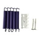 thumbnail image 5 of Resortes de puente de trémolo para guitarra eléctrica de servicio pesado, reemplazo directo, garra y gancho de resortes de puente de trémolo, para Violeta Hugo Resortes de puente de trémolo, 5 of 10