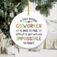 thumbnail image 6 of Coworker Gifts for Women Christmas Ornaments Appreciation Retirement Gifts for Women Thank You Work Lady Coworker Gifts for Friends Christmas Decorations/ Christmas Tree Ornament G, 6 of 7
