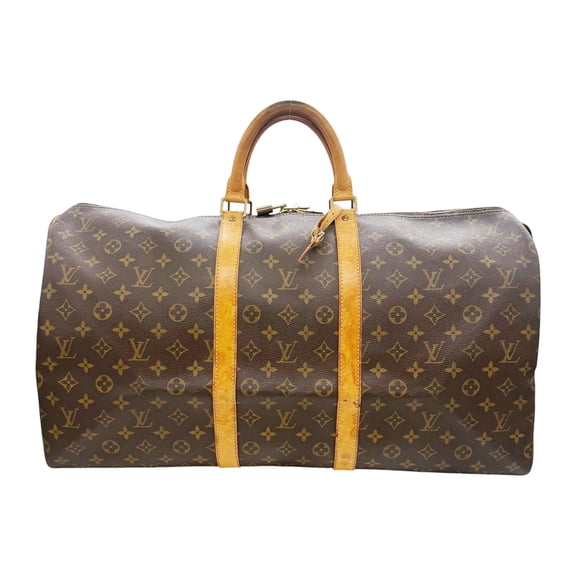 Pre-Owned LOUIS VUITTON Keepall 55 Monogram Boston Bag Brown M41424 SP0977 Men's and Women's
