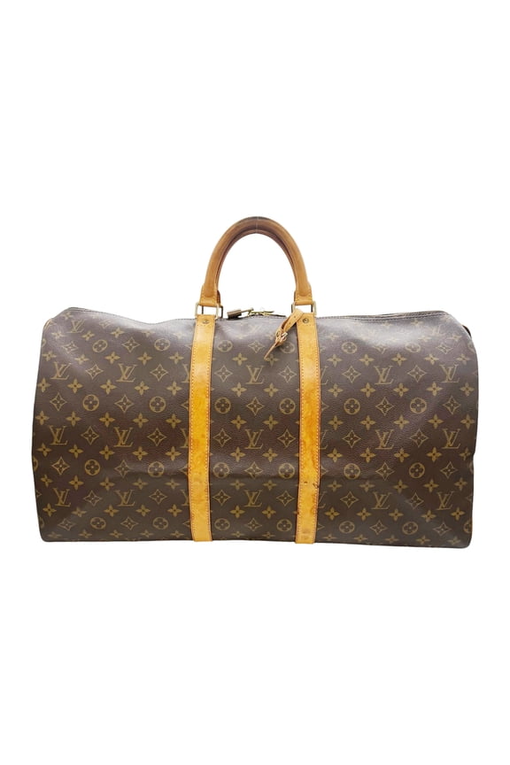 Pre-Owned LOUIS VUITTON Keepall 55 Monogram Boston Bag Brown M41424 SP0977 Men's and Women's