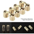 thumbnail image 3 of SHAR 4pcs 16MM Brass Concealed Hinge, Barrel Shape Concealed Hinge, 3 of 5