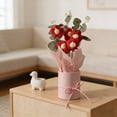 thumbnail image 6 of Knitted Artificial Flower Arrangement Verdsylv Finished Knitted Artificial Flower Arrangement in Vase - Forever Crochet Flowers Home Decor, Small Bouquet, No Maintenance, Forever Crochet Flowers, 6 of 8