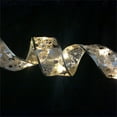 thumbnail image 1 of Agiferg Christmas Decoration LED Ribbon Lights Christmas Tree Ornaments DIY Lace Bow String Lights Decoration, 1 of 1