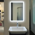 Paris Mirror Rectangle Bathroom Mirror with LED Backlights