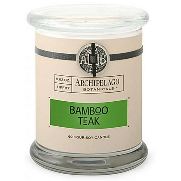 Archipelago Signature Glass Jar Candle - Bamboo Teak 8.62oz