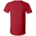 thumbnail image 4 of Bella Canvas Mens Jersey V-Neck Tee, 2XL, Canvas Red, 4 of 6